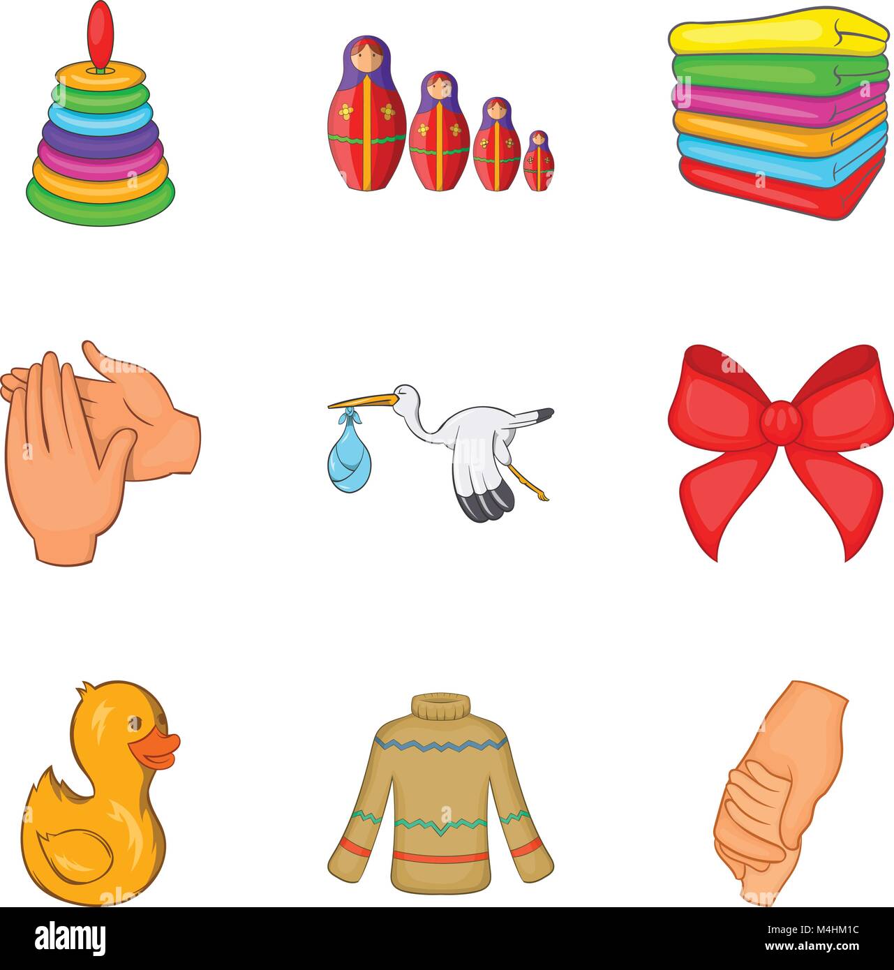 Relationship icons set, cartoon style Stock Vector Image & Art - Alamy