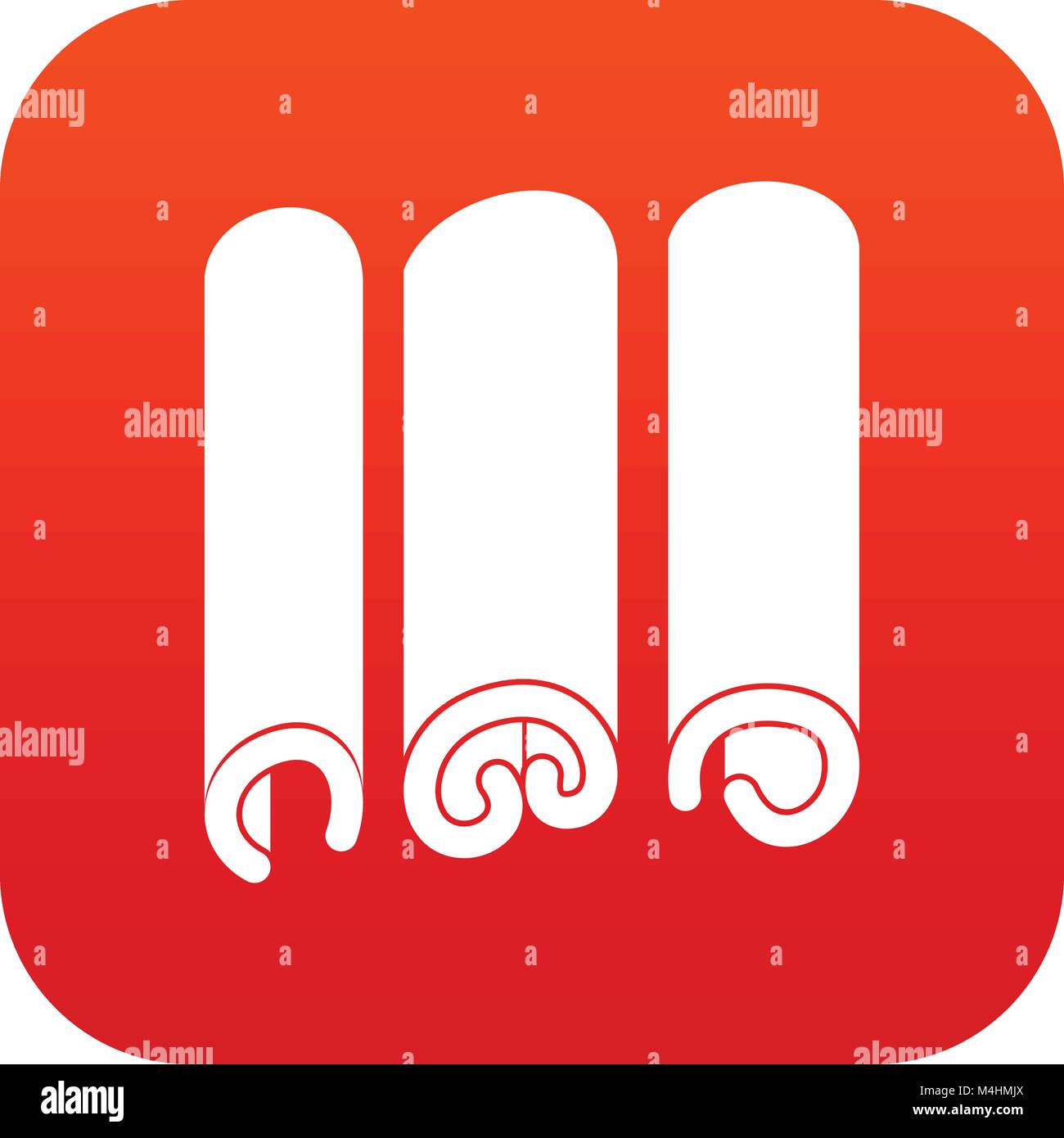 Cinnamon icon digital red Stock Vector Image & Art - Alamy