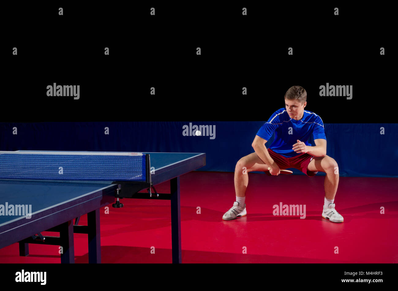 Young table tennis player hi-res stock photography and images - Alamy
