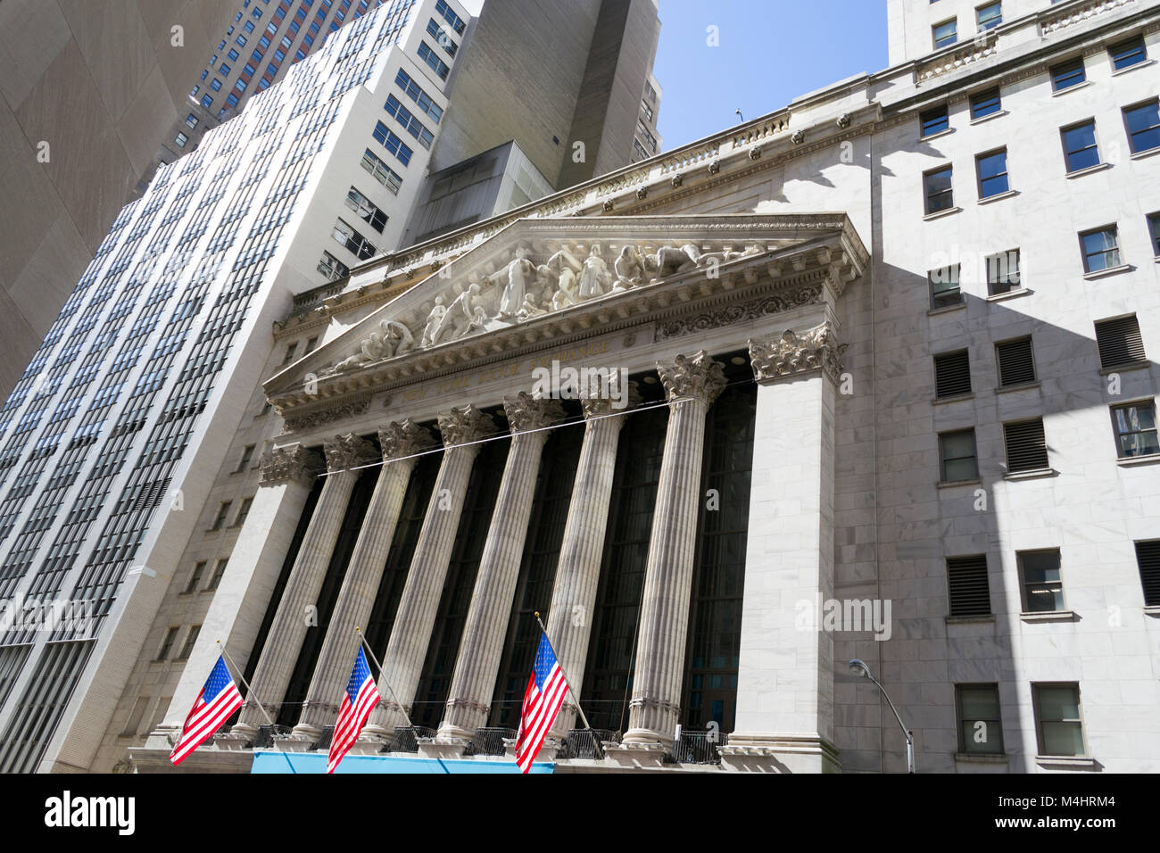 New York Stock Exchange building Stock Photo