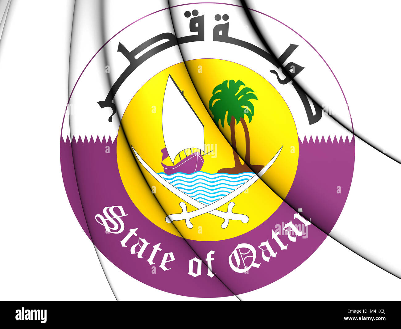 State Qatar Emblem Stock Photos & State Qatar Emblem Stock Images Alamy