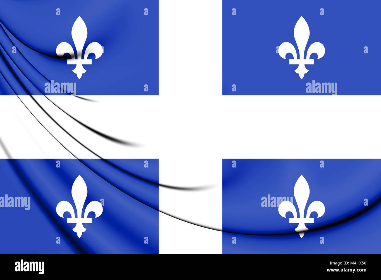 Province Of Quebec Flag Stock Photos & Province Of Quebec Flag Stock