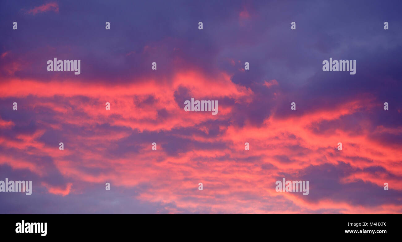 beautiful red sky at night sunset colors Stock Photo Alamy