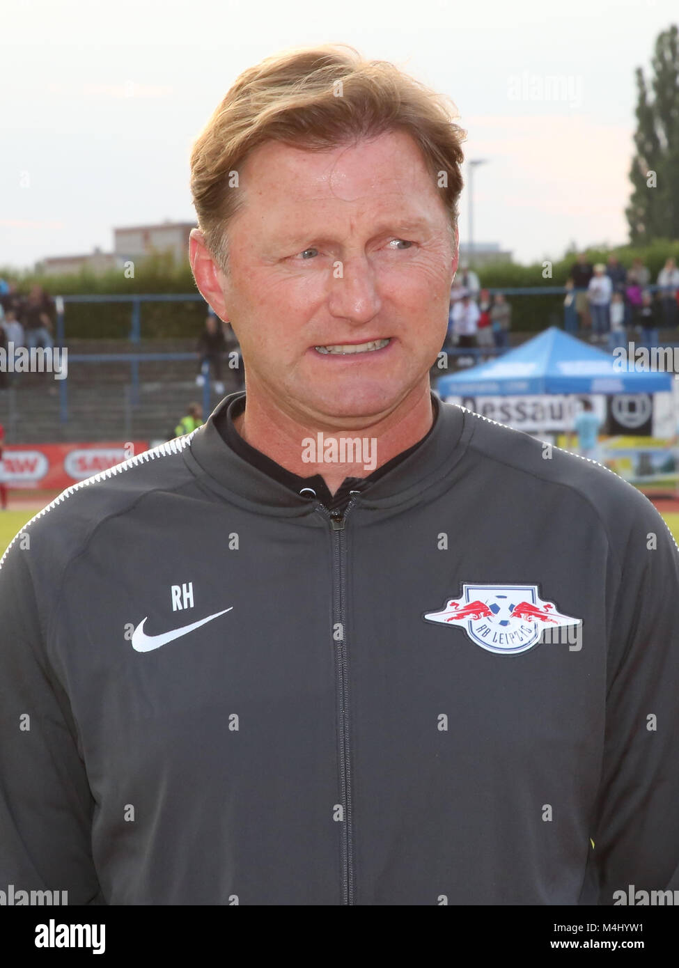 Coach Ralph Hasenhüttl (RB Leipzig) Stock Photo