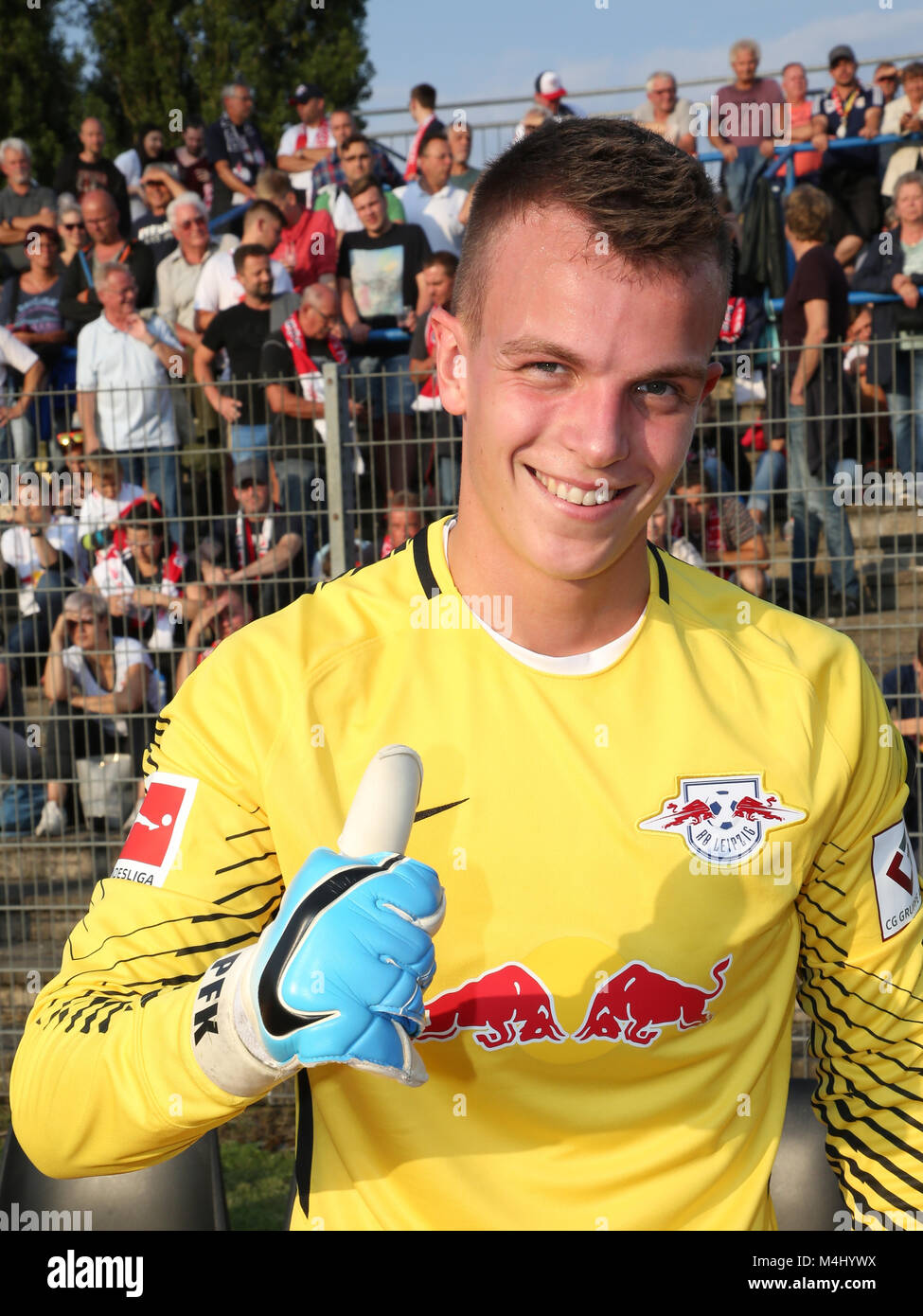 Goalkeeper Philipp Köhn (RB Leipzig) Stock Photo