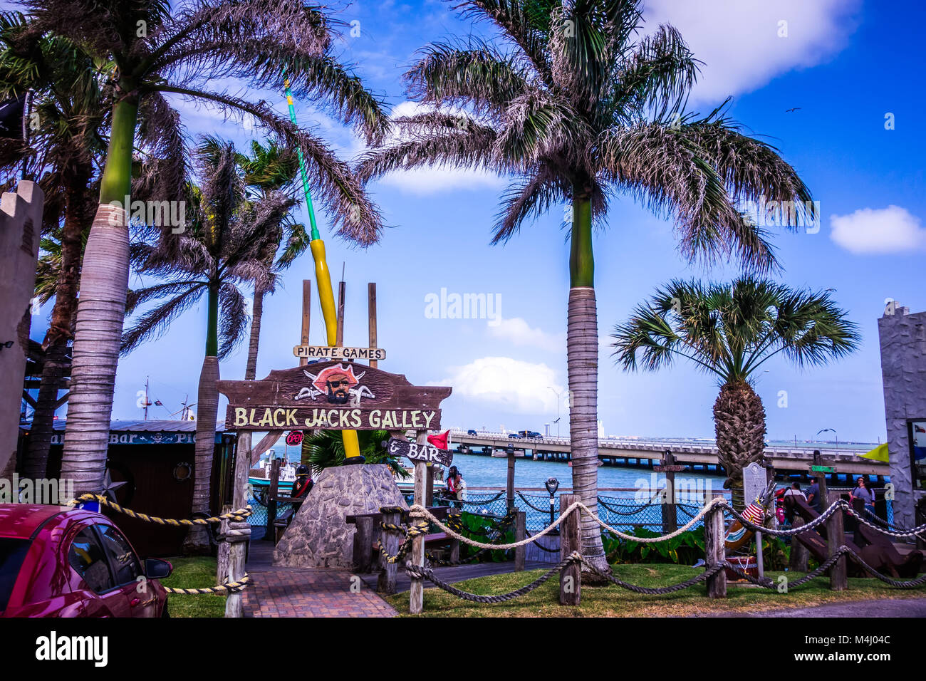scenes on south padre island texas Stock Photo Alamy