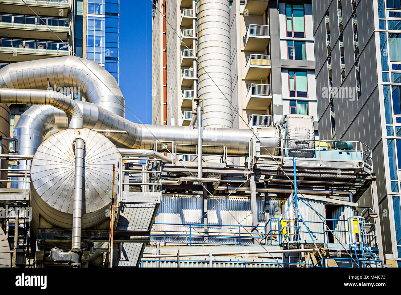 industrial structures near seattle waterfront Stock Photo Alamy