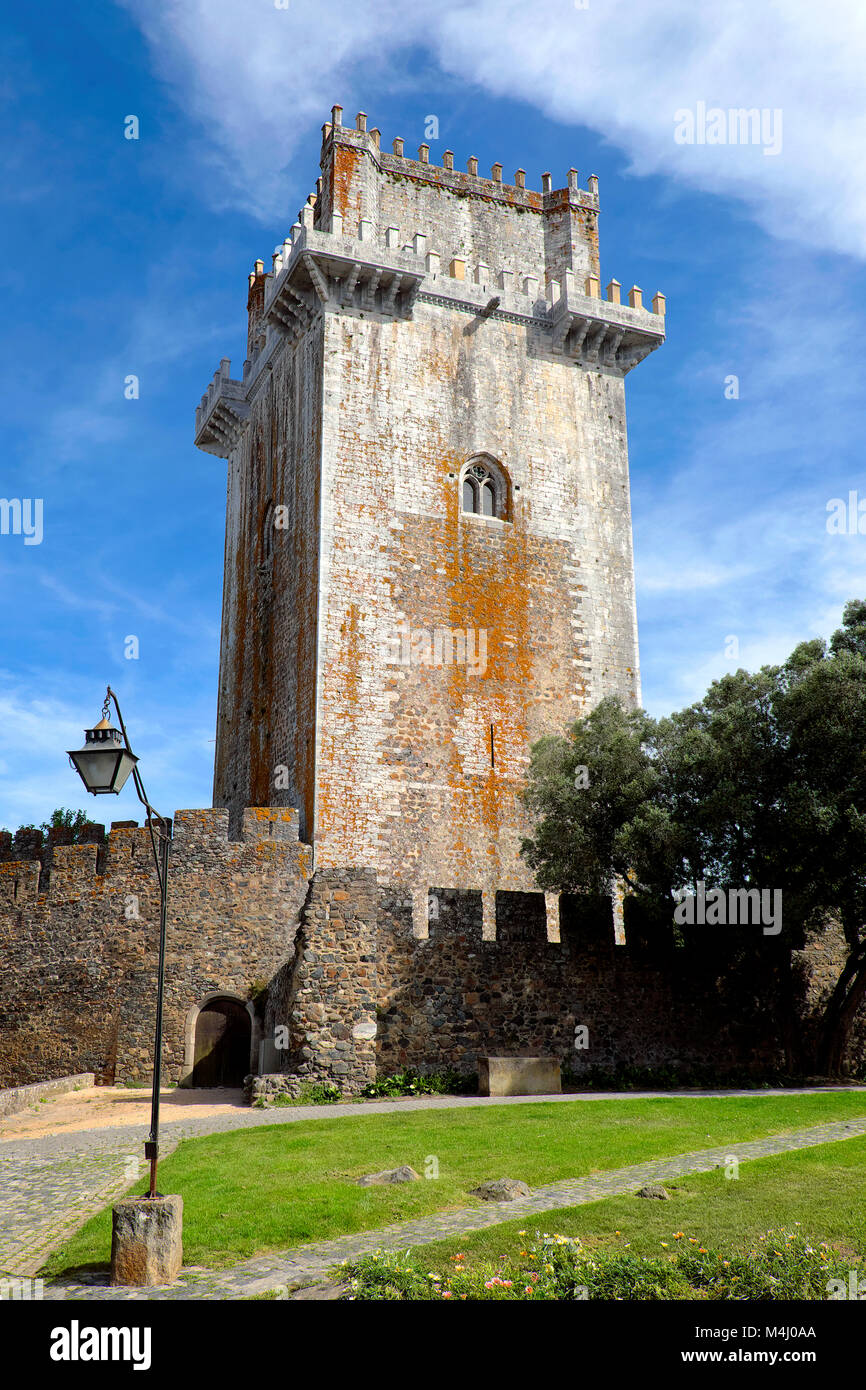 Keep / Torre de Menagem, Castelo de Beja / Castle of Beja, Beja, Alentejo, Portugal Stock Photo