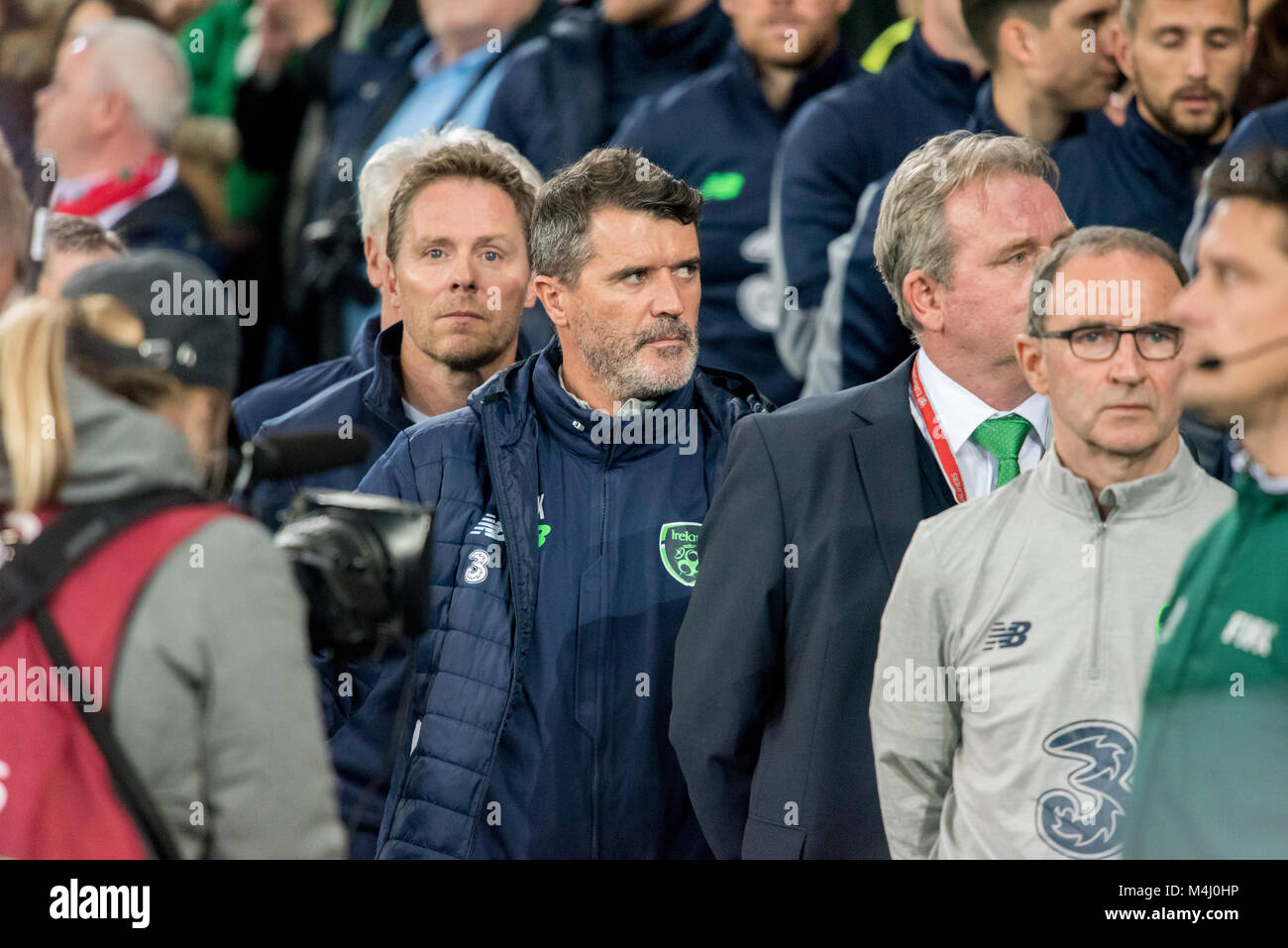 Assistant Manager Roy Keane of the Irish national football team Stock Photo