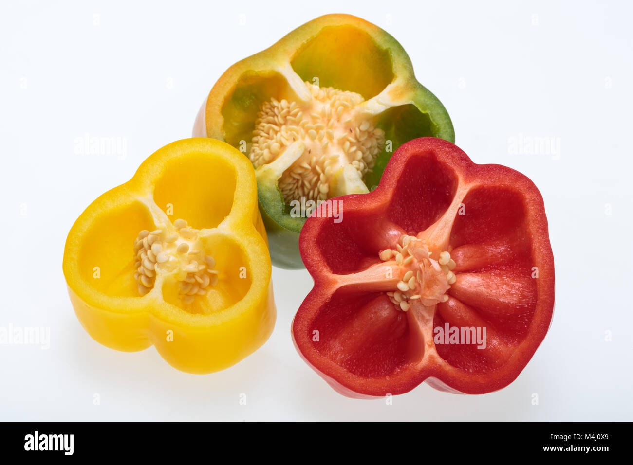 sweet pepper isolated on white background Stock Photo - Alamy