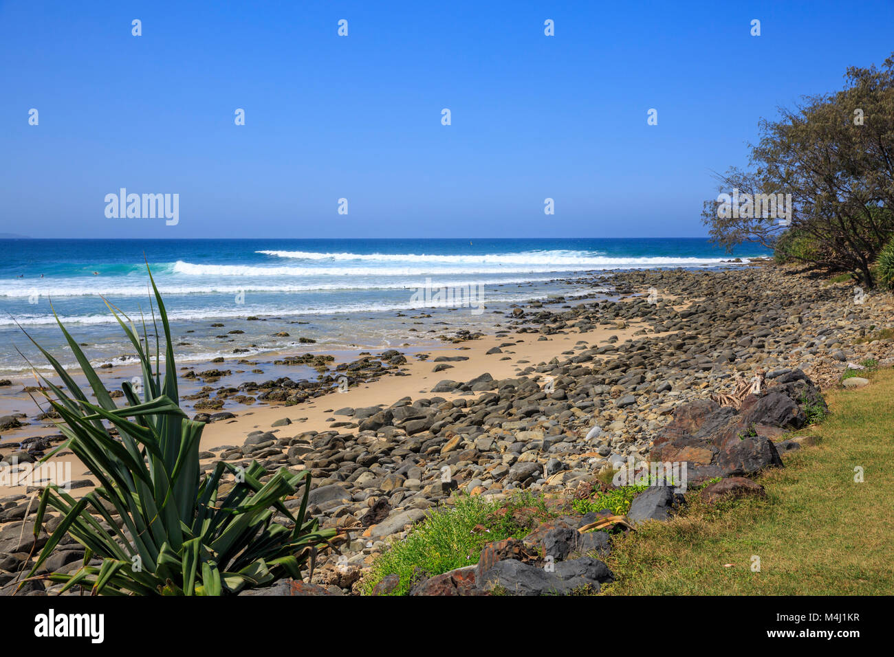 Surf beach at Crescent head on the mid north coast of New South Wales,Australia Stock Photo