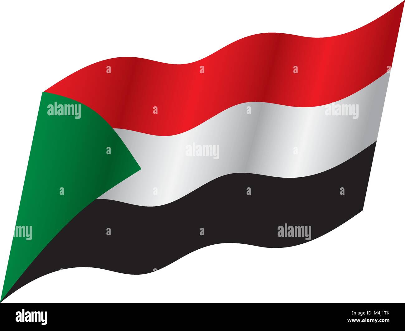 Sudan flag, vector illustration Stock Vector Image & Art - Alamy