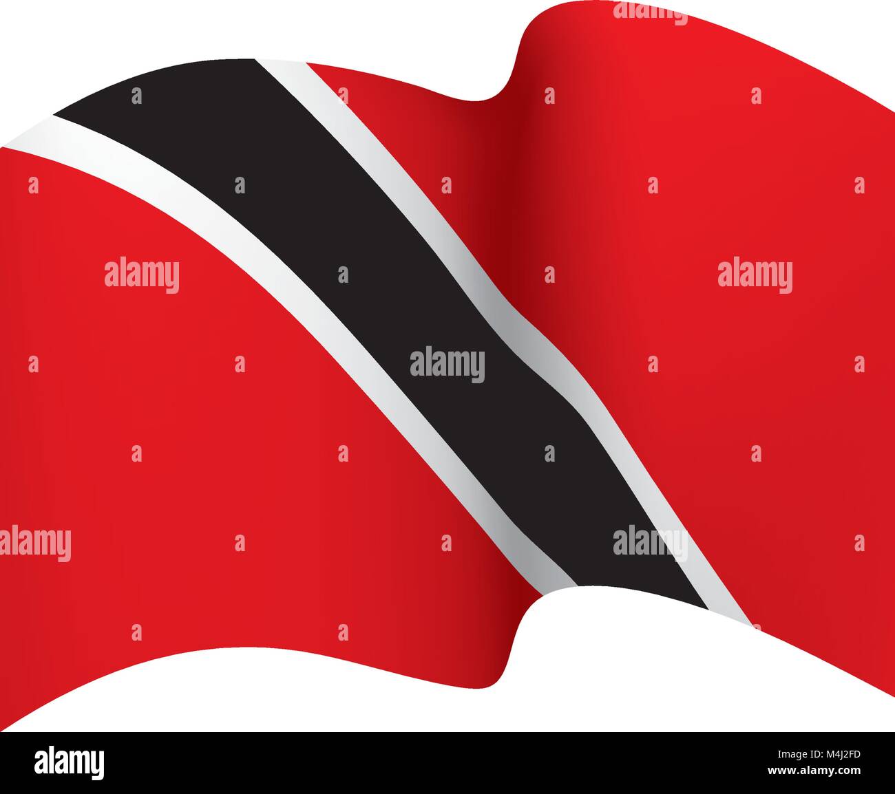 trinidad and tobago flag, vector illustration Stock Vector Image &amp; Art - Alamy