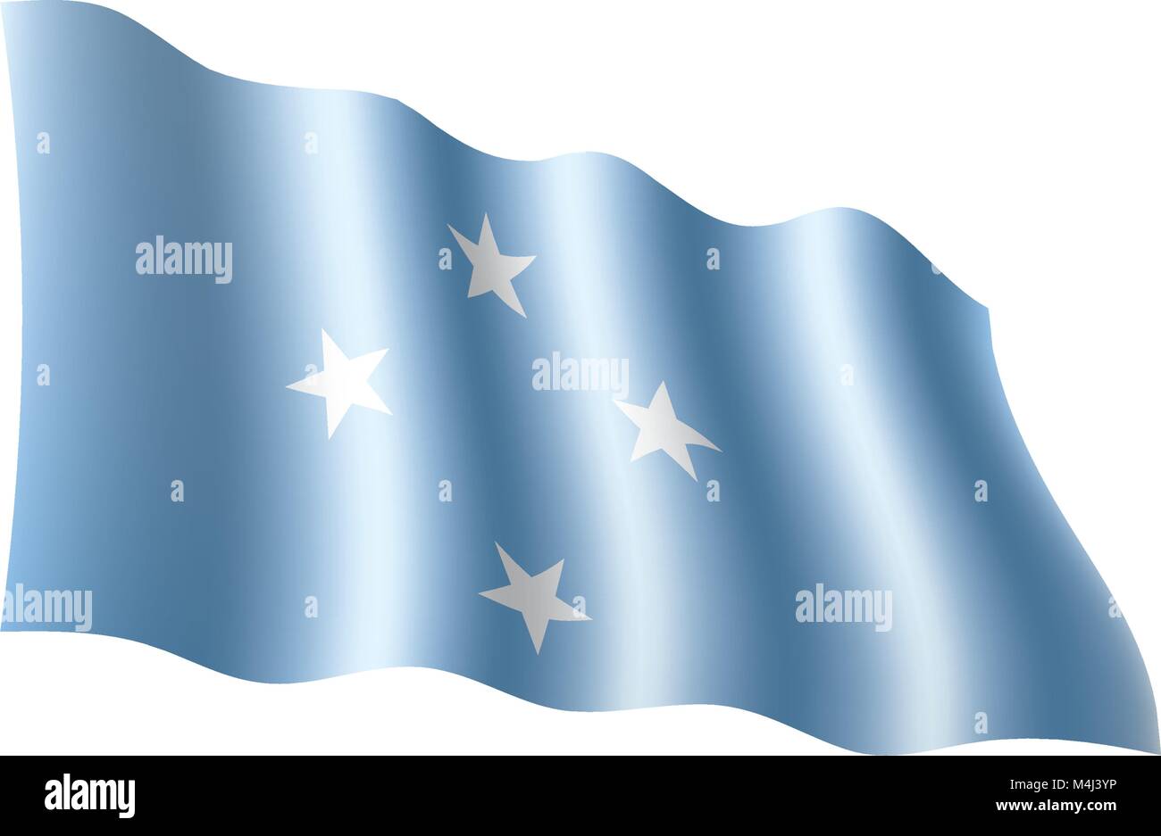 Federated States Micronesia flag Stock Vector Image & Art Alamy