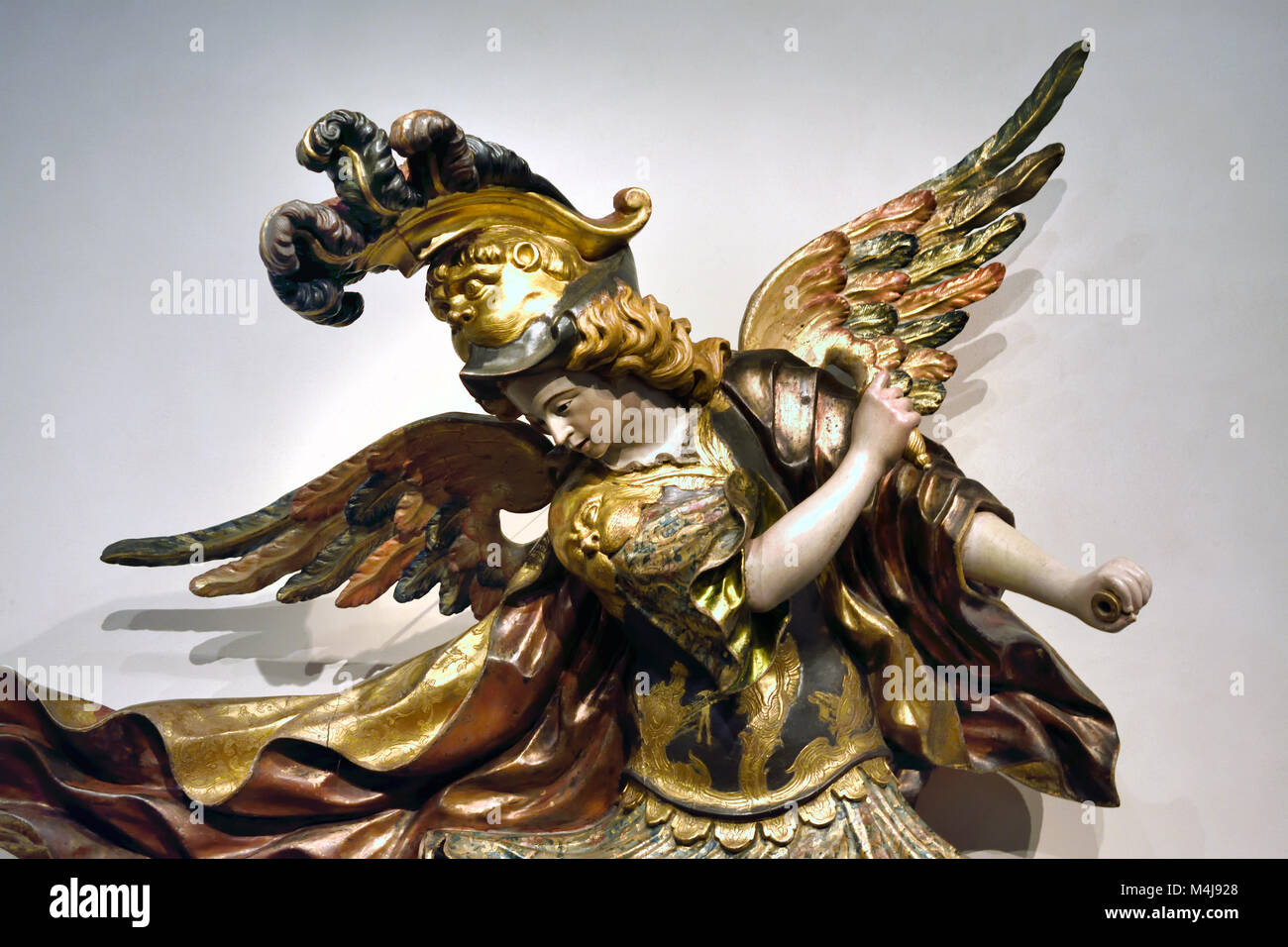 The Archangel Saint Michael by Felipe de Espinabete 1719-1799  master 18th, century,  Spain, Spanish, Stock Photo