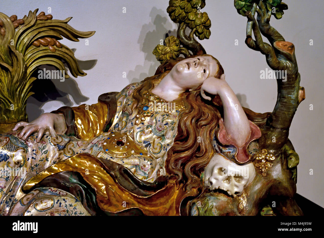 Mary magdalene in the desert felipe de espinabete 1719 1799 hi-res ...