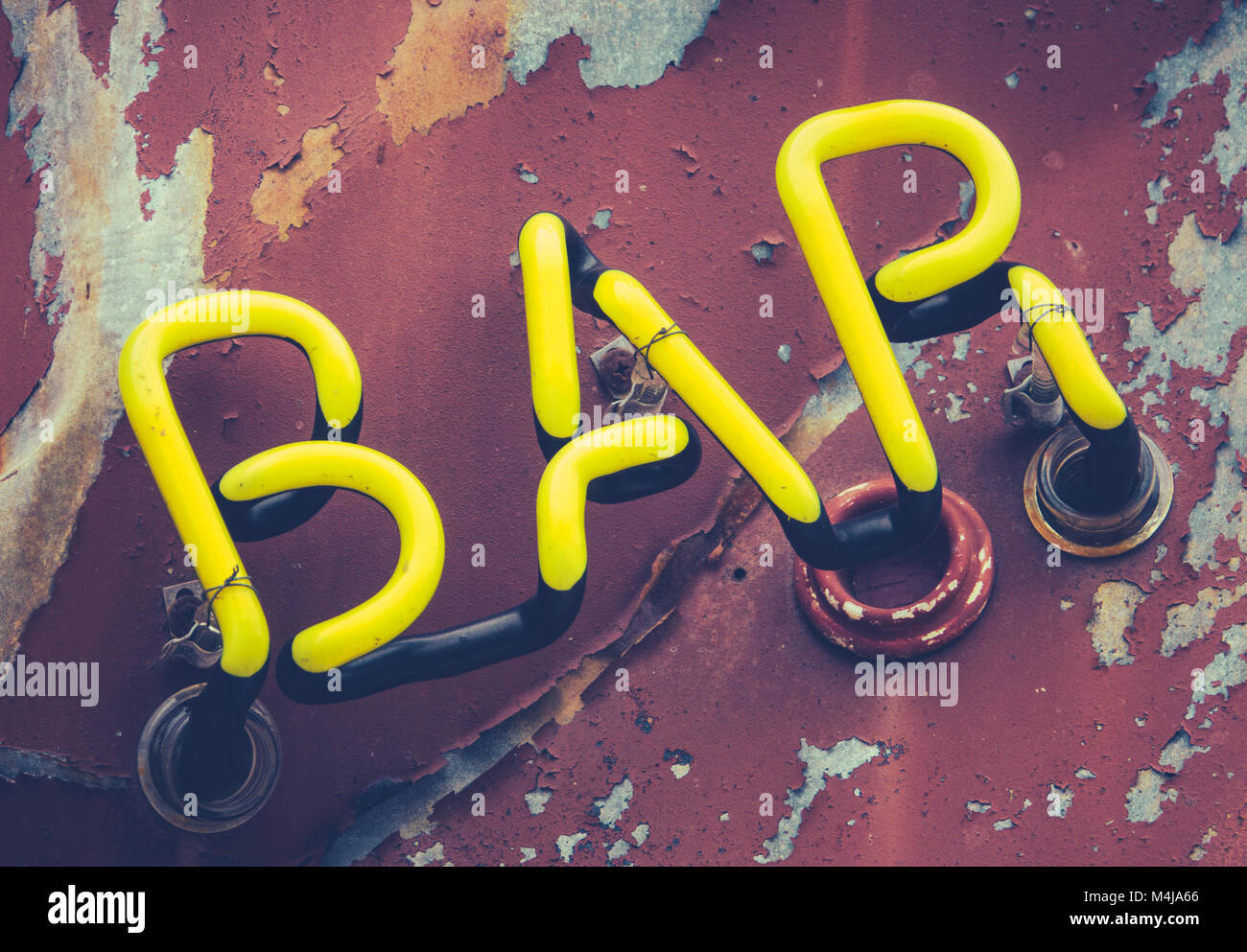 Rustic Neon Bar Sign Stock Photo Alamy