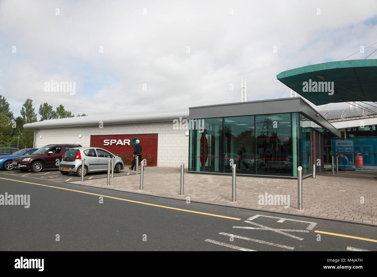 The newly opened Spar shop within the M6 toll service station at Norton