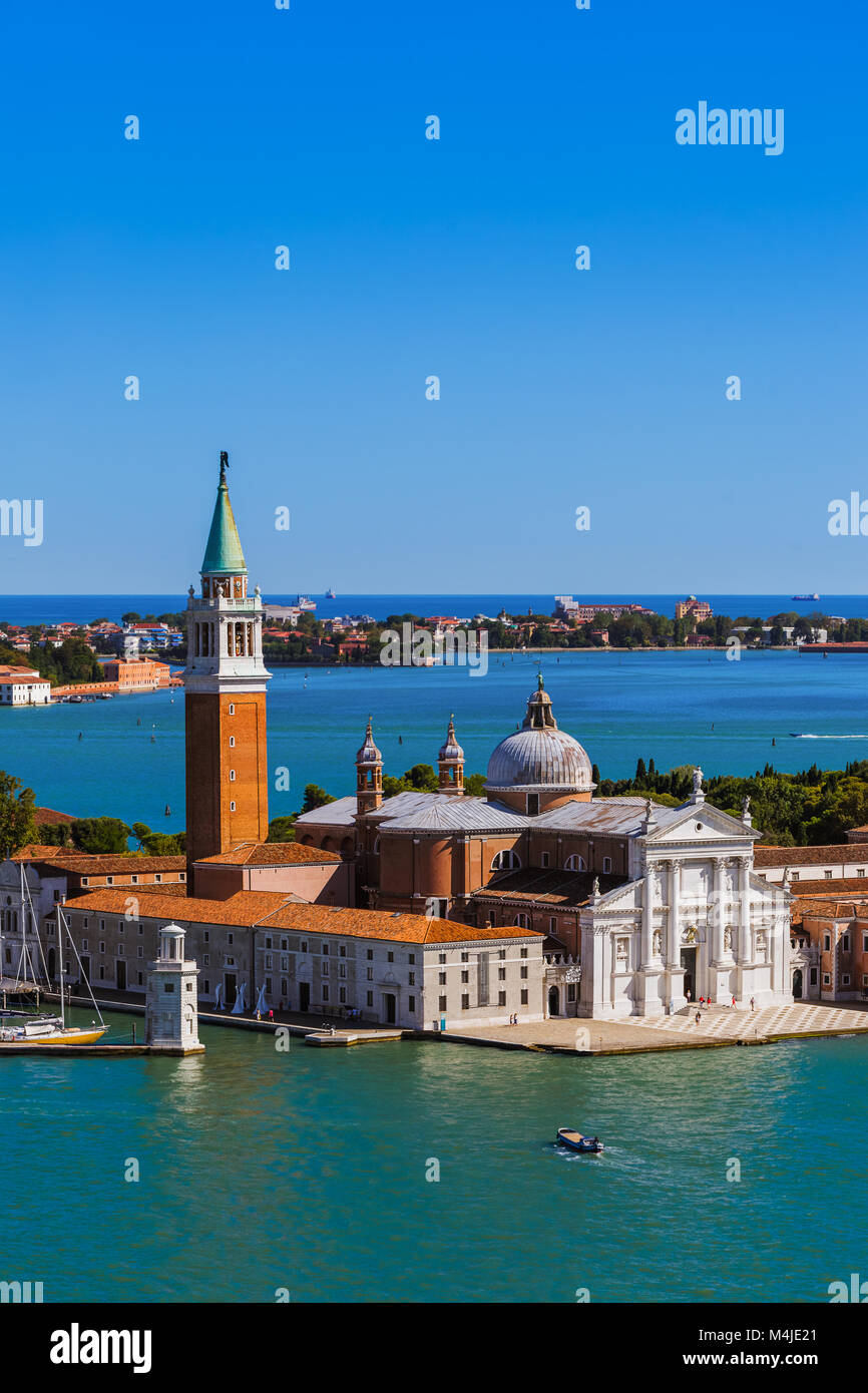 San Giorgio Maggiore church in Venice Italy Stock Photo - Alamy