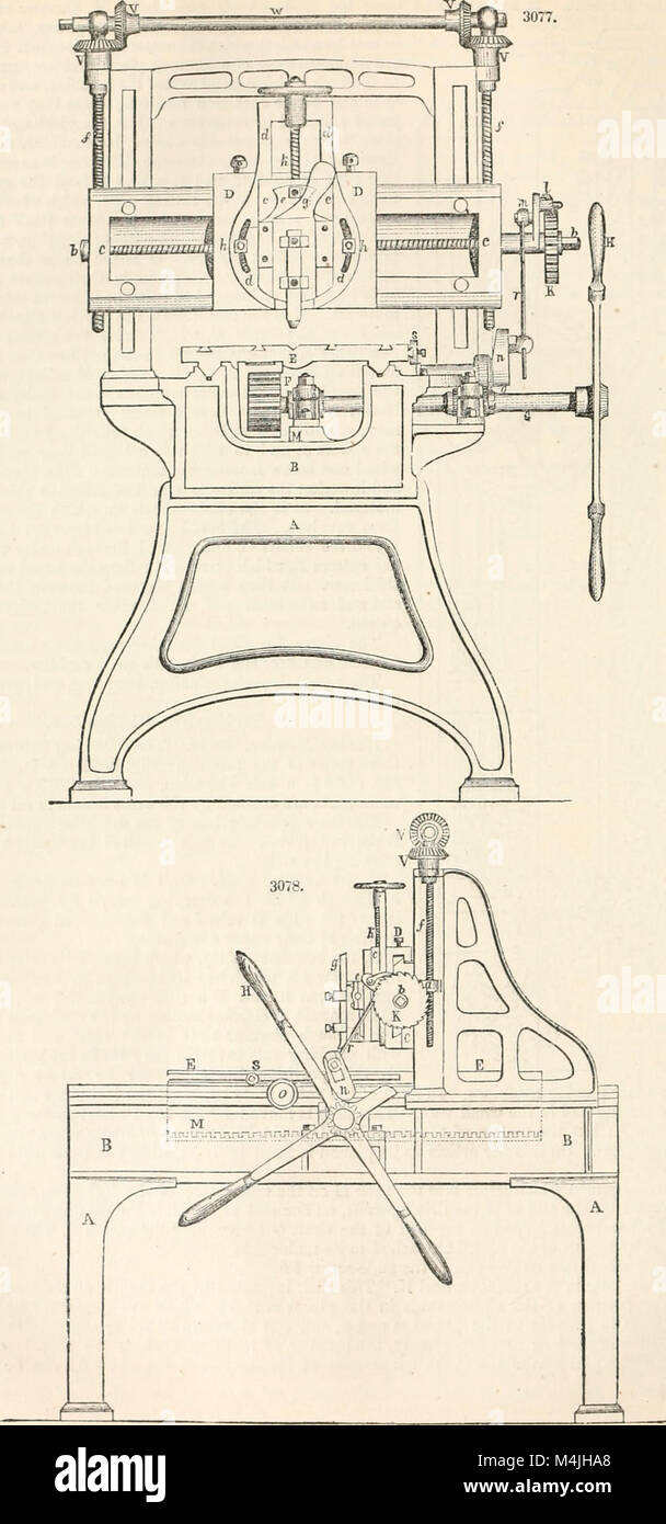 Appleton's dictionary of machines, mechanics, engine-work, and engineering (1869) (14784775973) Stock Photo