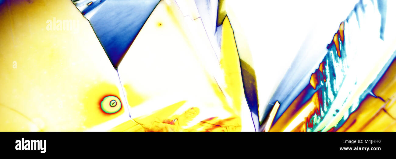 Microphoto of Micro Crystals in polarized Light Stock Photo - Alamy