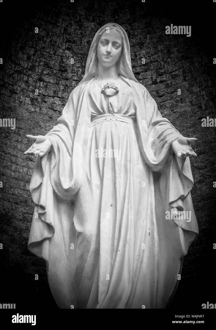 Statue of Our Lady Stock Photo