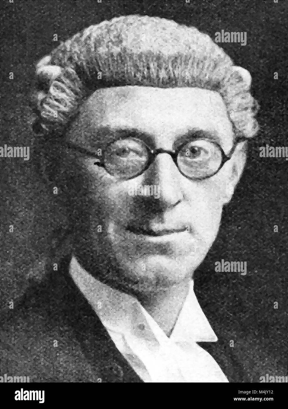 1940's  portrait of Norman Birkett QC (1883-1962) .  Barrister,  politician, preacher and Judge at Nuremberg Nazi trials -former Member of Parliament for Nottingham East Stock Photo