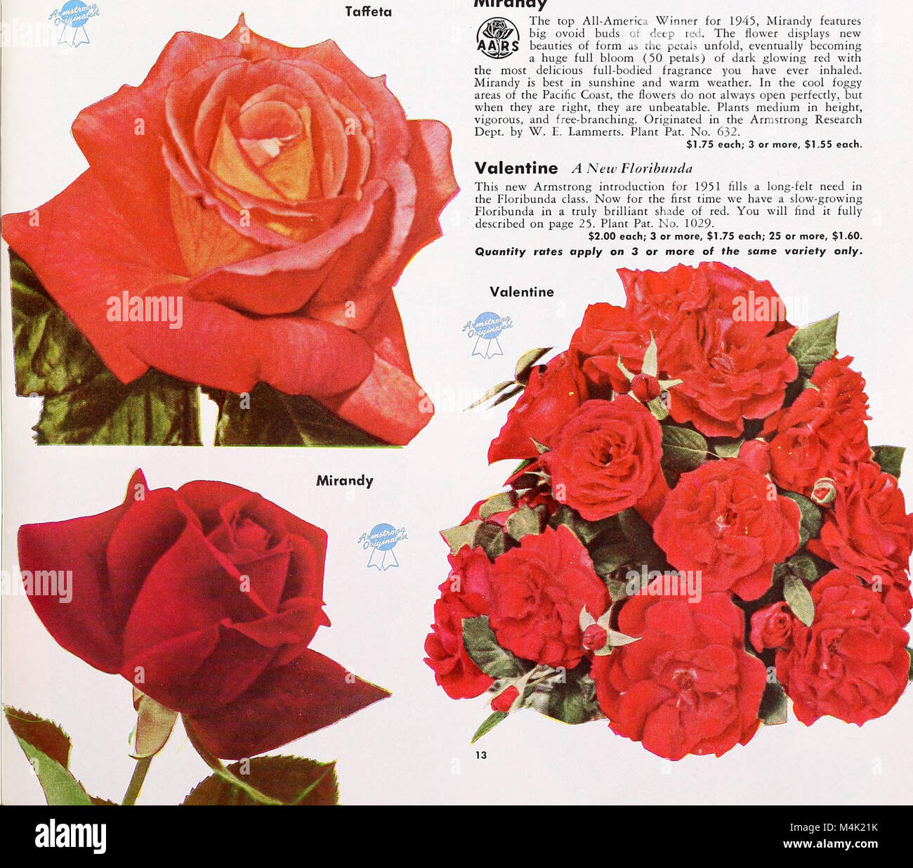 The 1952 catalog from Armstrong Nurseries presents a variety of plants ...