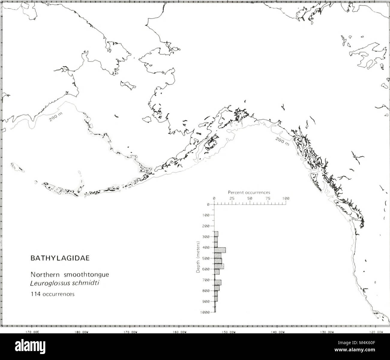 Atlas and zoogeography of common fishes in the Bering Sea and Northeastern Pacific - M. James Allen, Gary B. Smith (1988) (20336260802) Stock Photo