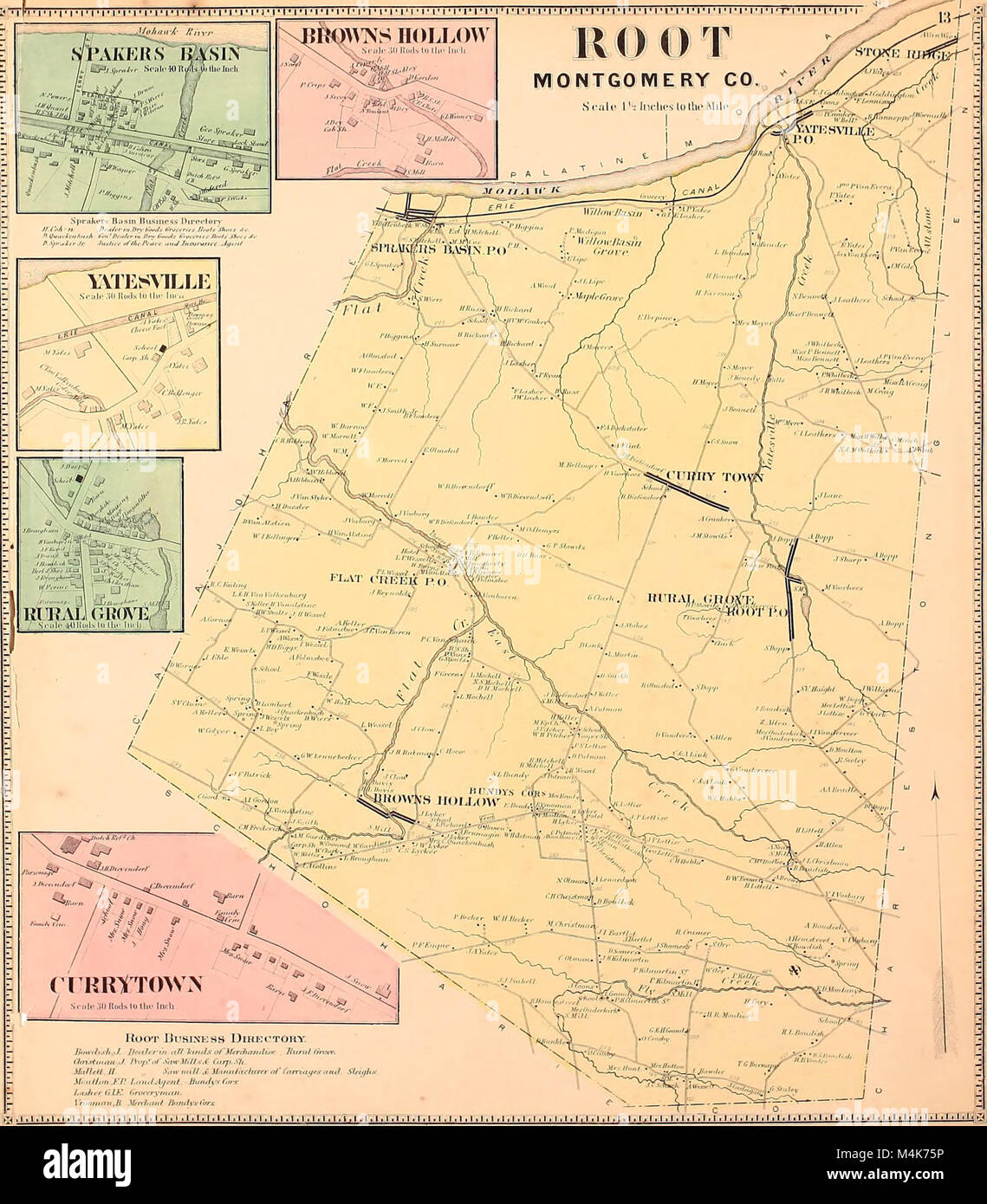 Atlas of Montgomery and Fulton counties, New York from actual surveys
