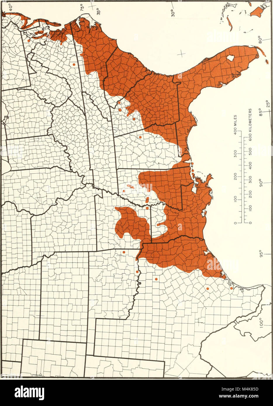 Atlas of United States trees volume - Atlas Of United States Trees Volume 4 Minor Eastern Hardwoods 1342 M4K85D 