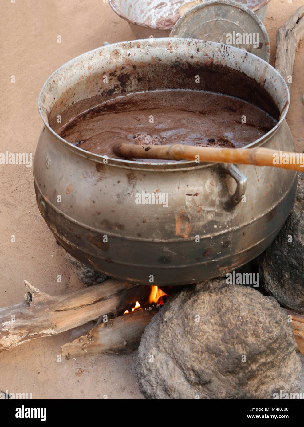 shea butter on fire Stock Photo Alamy