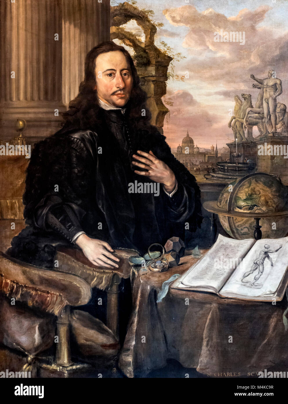 Scarburgh Sir Charles Scarburgh (1615-1694), chief physician to King Charles II ...
