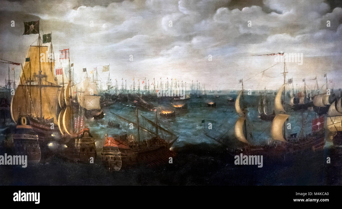 Spanish armada painting hi res stock photography and images Alamy