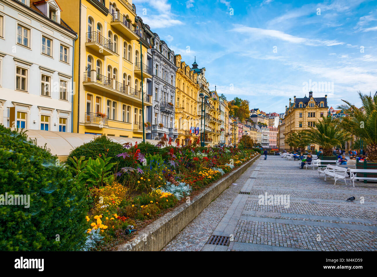 World-famous for its mineral springs, the town of Karlovy Vary ...