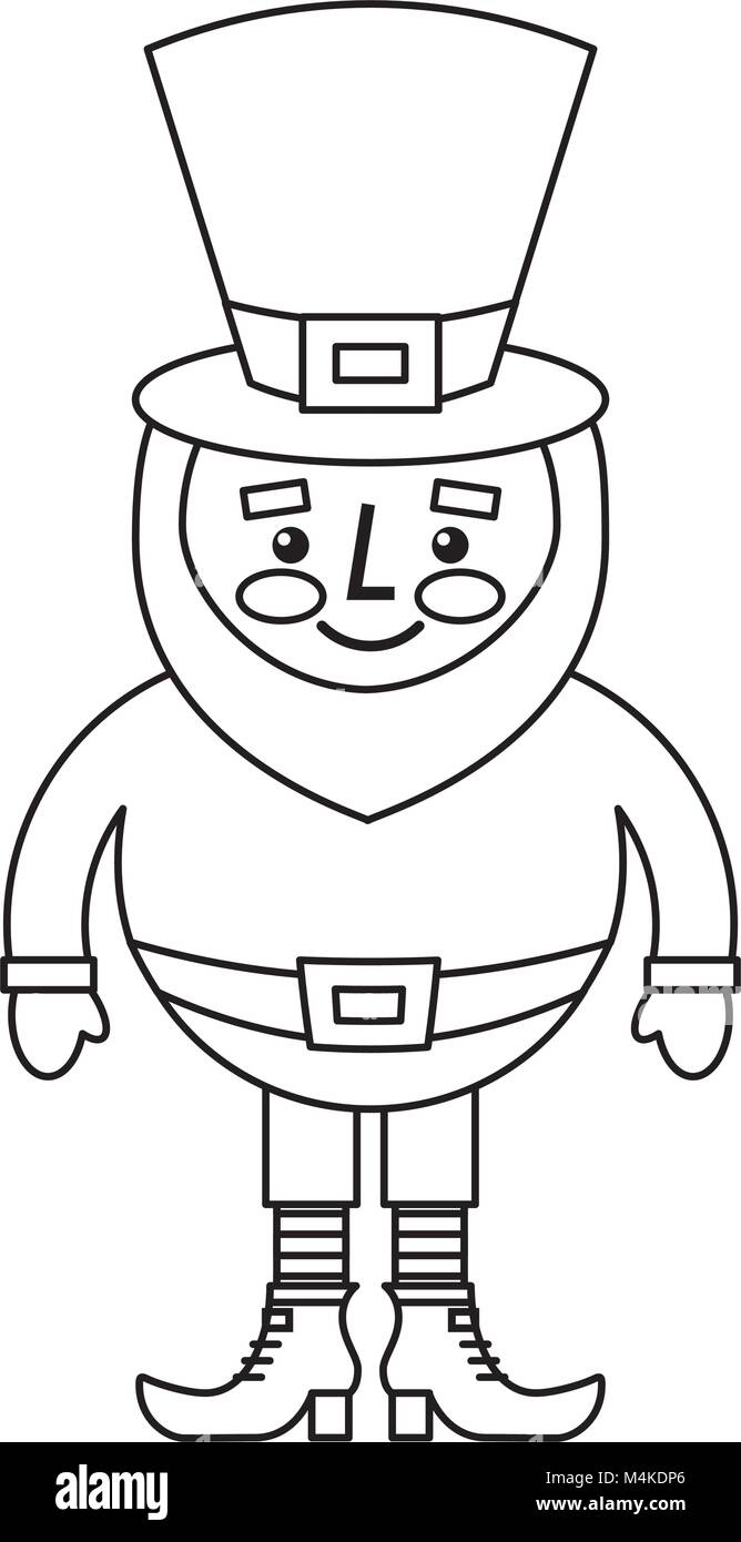 cute cartoon leprechaun st patricks day mascot character Stock Vector ...