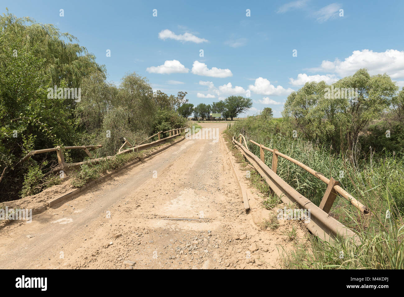 The R709road bridge across the Groot Vet River near Excelsior, a small