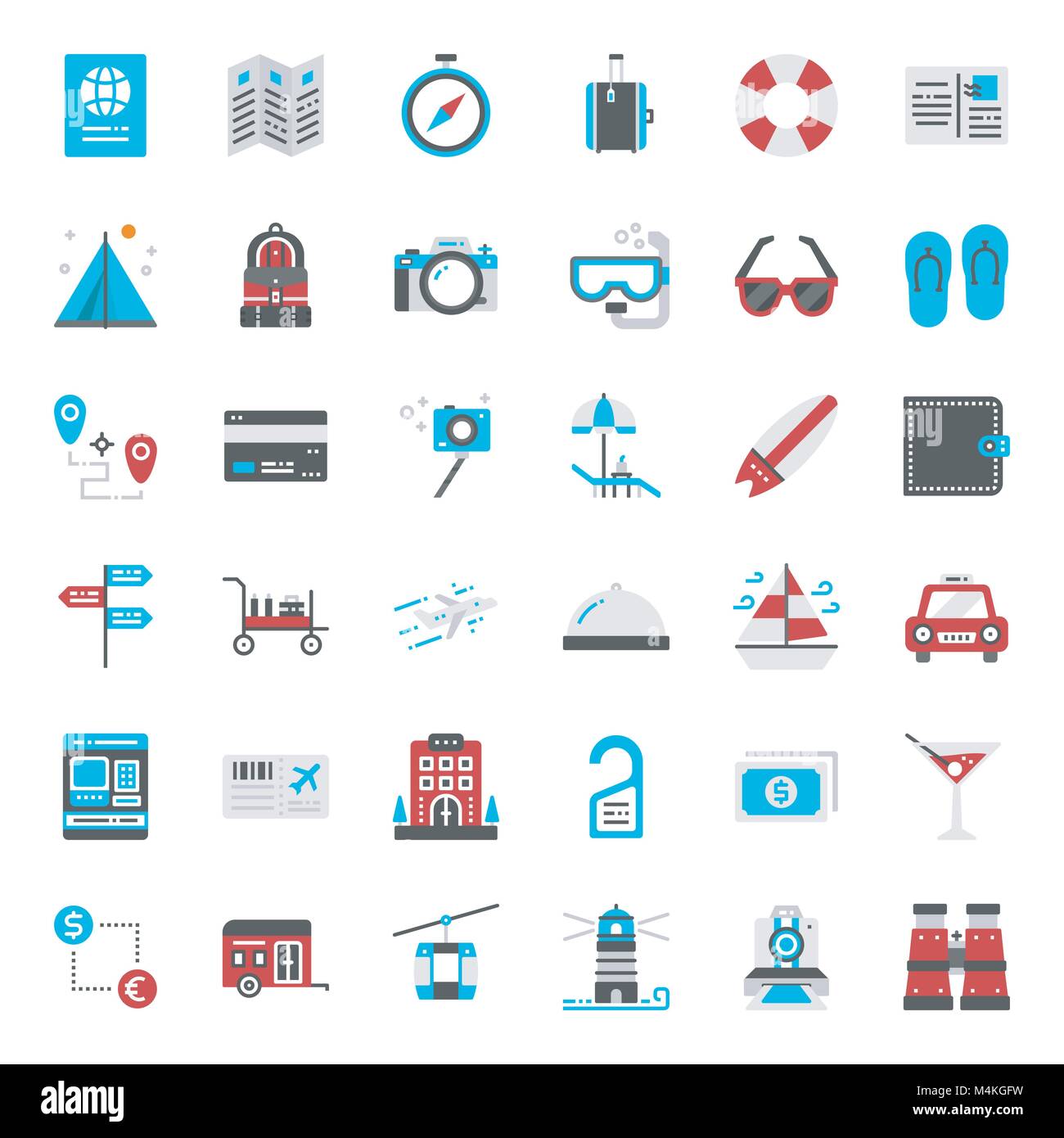 travel , pixel perfect flat icon, isolated on white background Stock ...