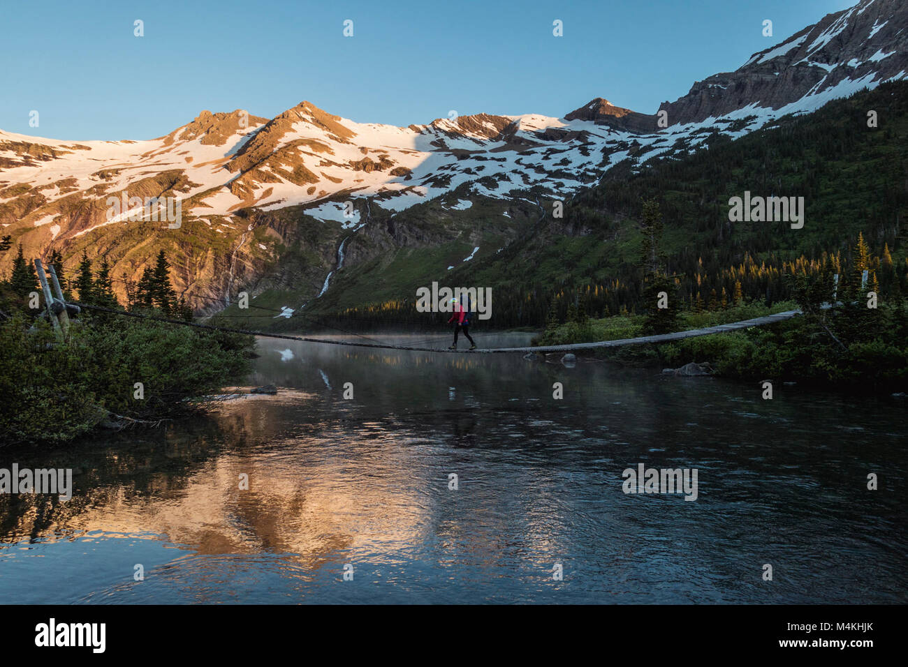 Gunsight pass trail hires stock photography and images Alamy
