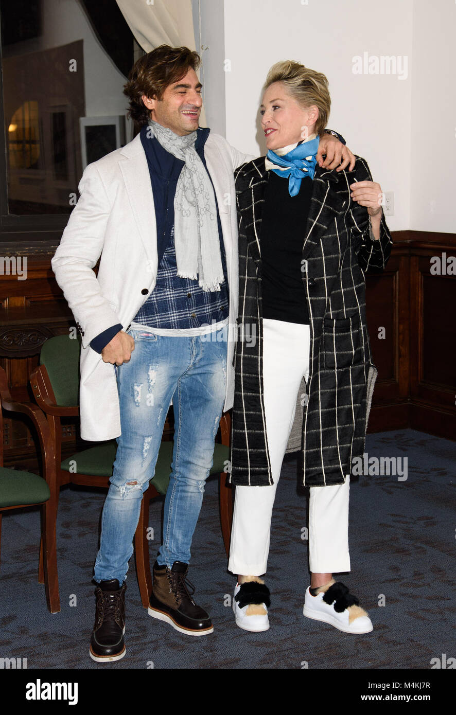 Cast of HBO Mosaic at 92Y Featuring: Sharon Stone, Guest Where: New