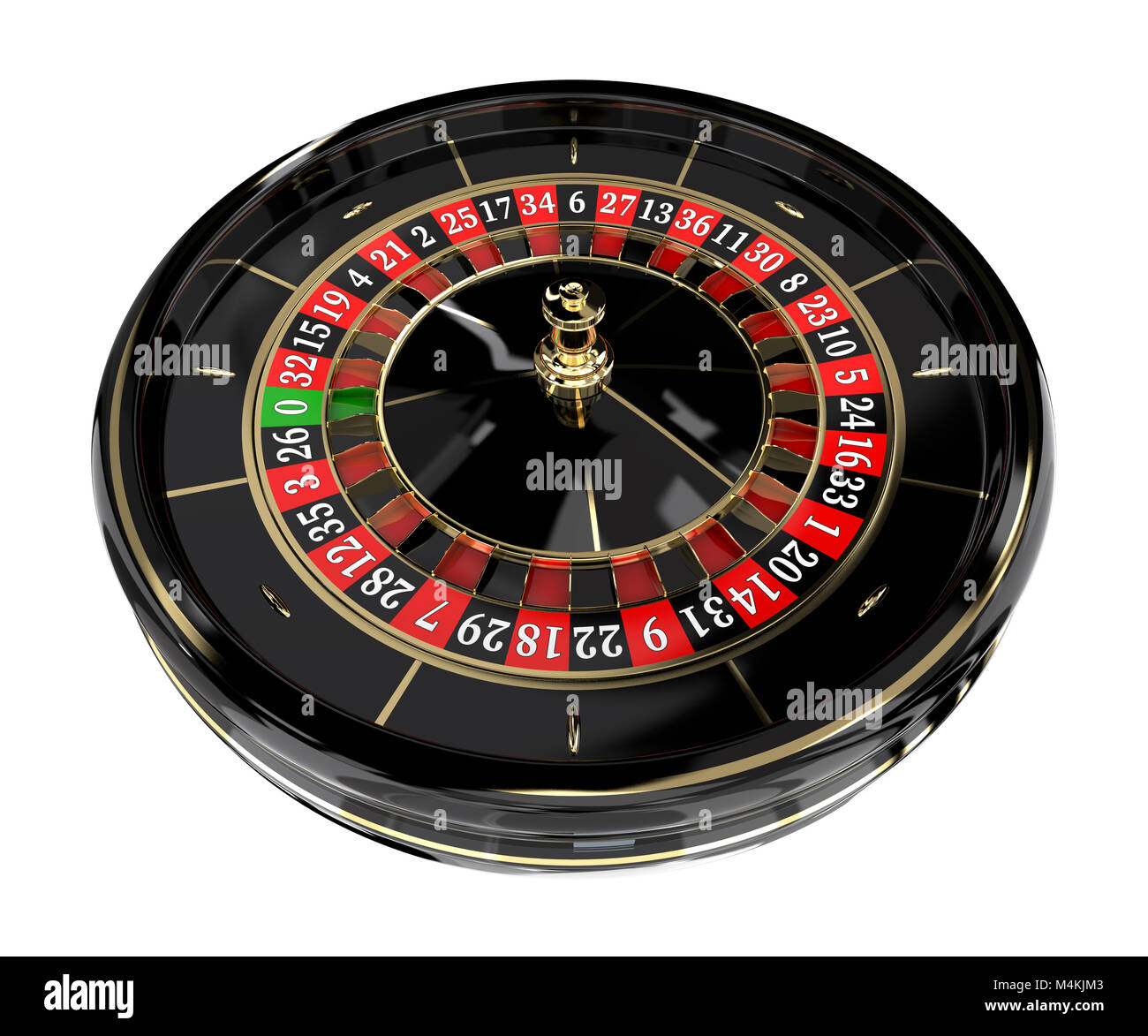 Casino roulette wheel 3D Stock Photo Alamy