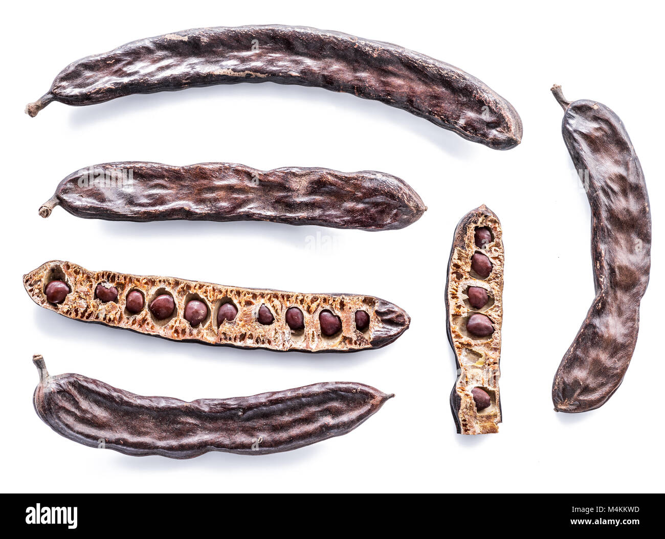 Carob Seed Pods Stock Photos & Carob Seed Pods Stock Images Alamy