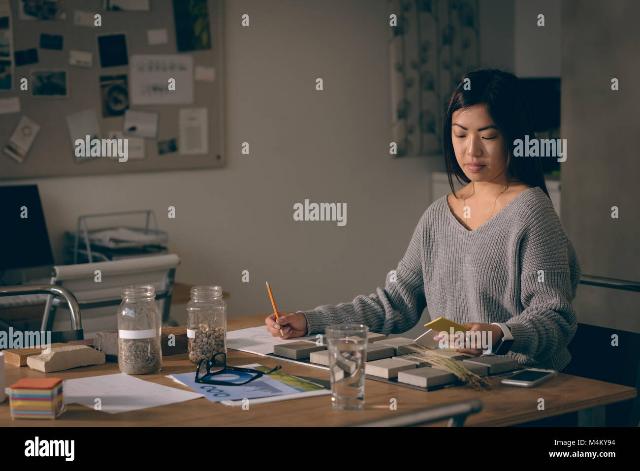 Executives working in the office Stock Photo