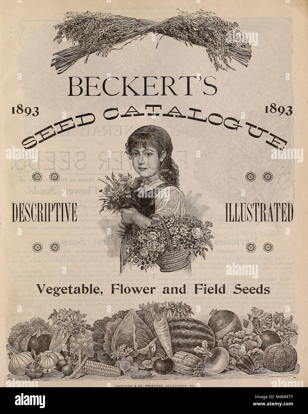 Beckert's descriptive illustrated seed catalogue vegetable, flower