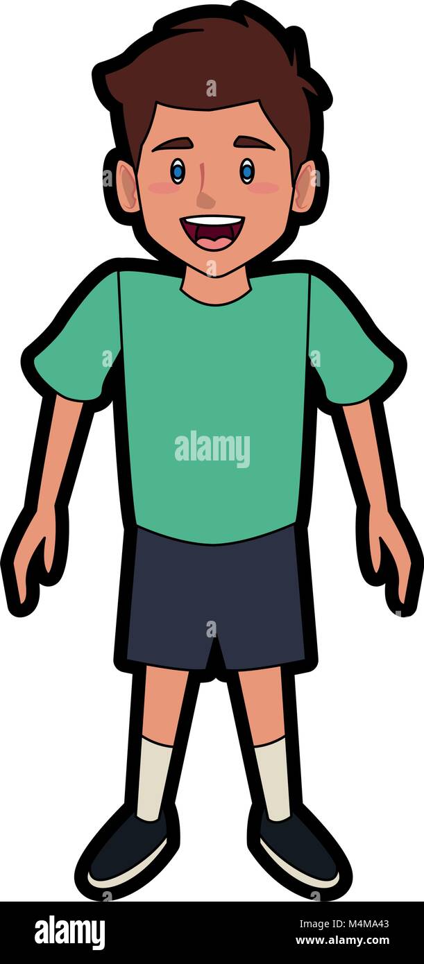 Cute boy cartoon Stock Vector Image & Art - Alamy