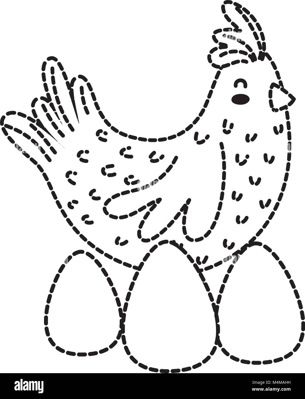 Dotted hen Black and White Stock Photos & Images - Alamy
