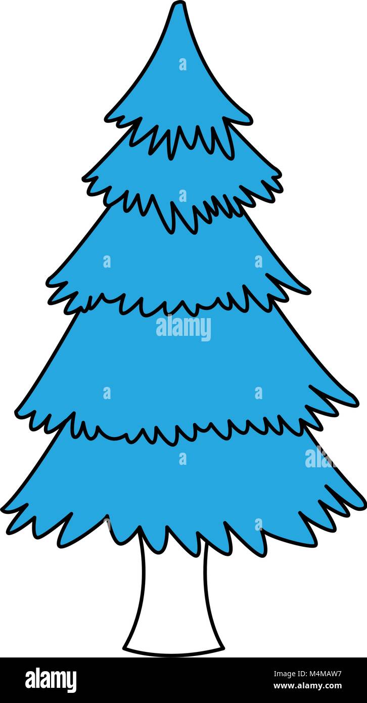 Tree pine isolated Stock Vector Image & Art - Alamy