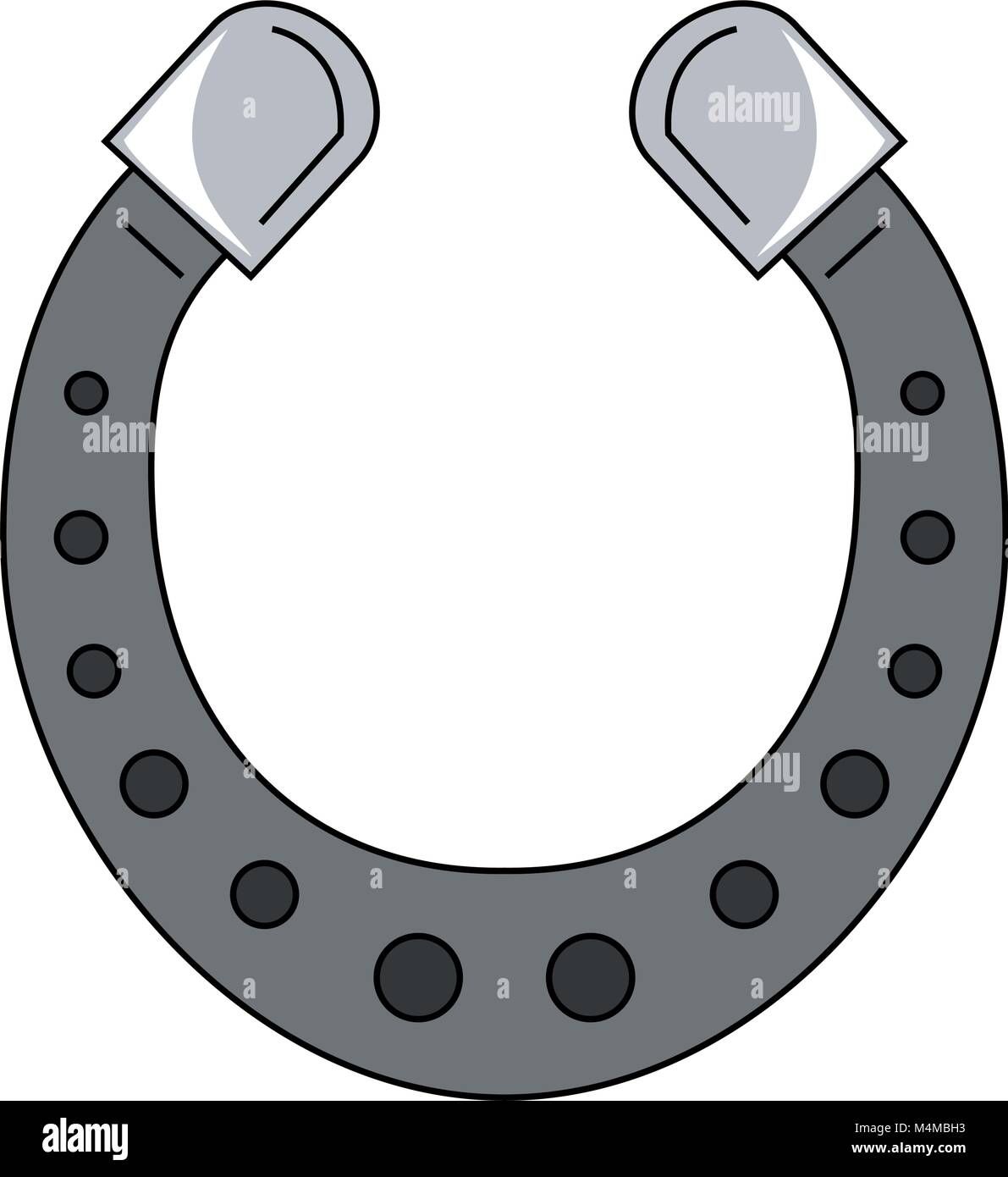 Horseshoe lucky symbol Stock Vector Image & Art Alamy