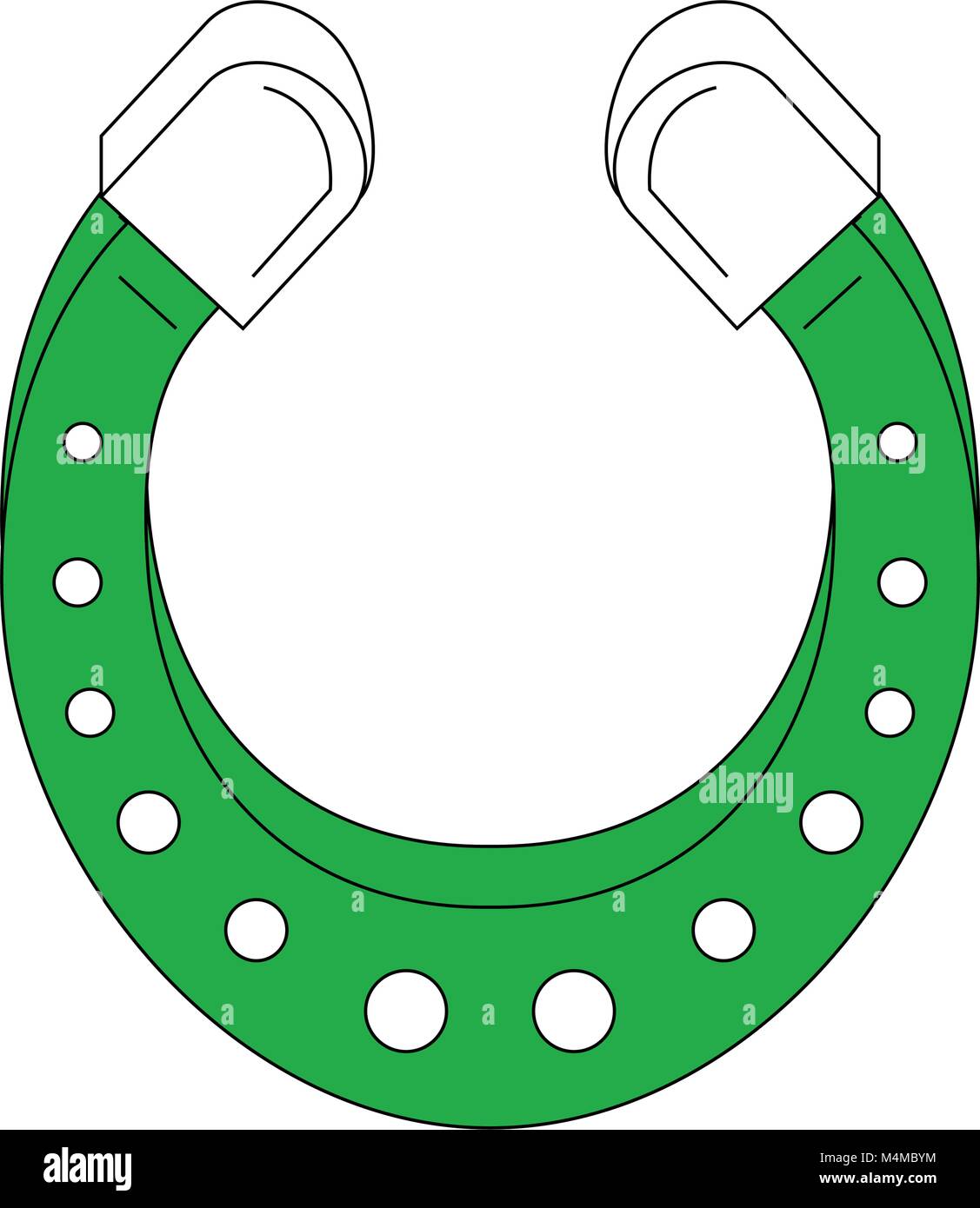 Horseshoe lucky symbol Stock Vector Image & Art Alamy