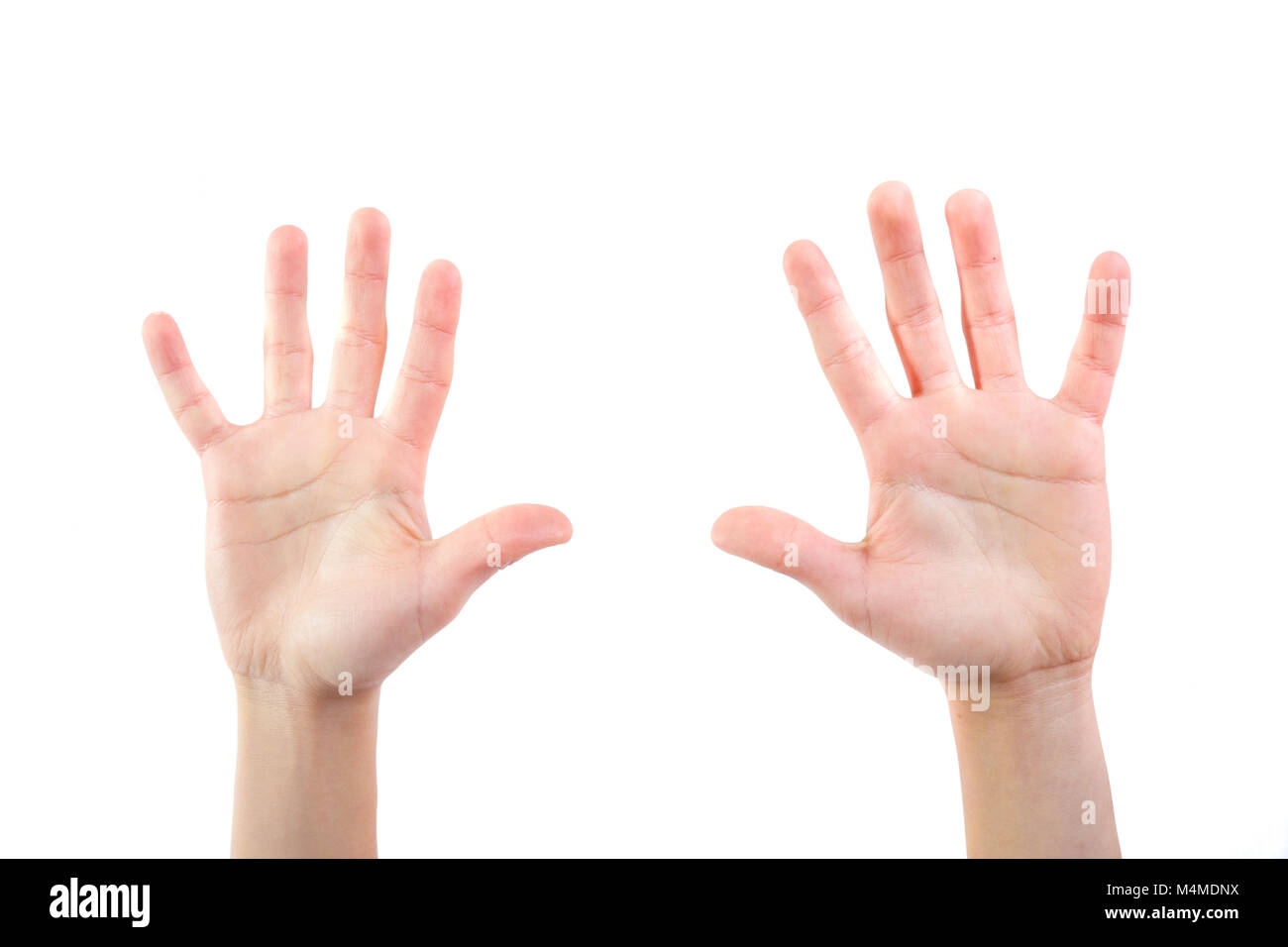 Palms facing up Cut Out Stock Images & Pictures Alamy